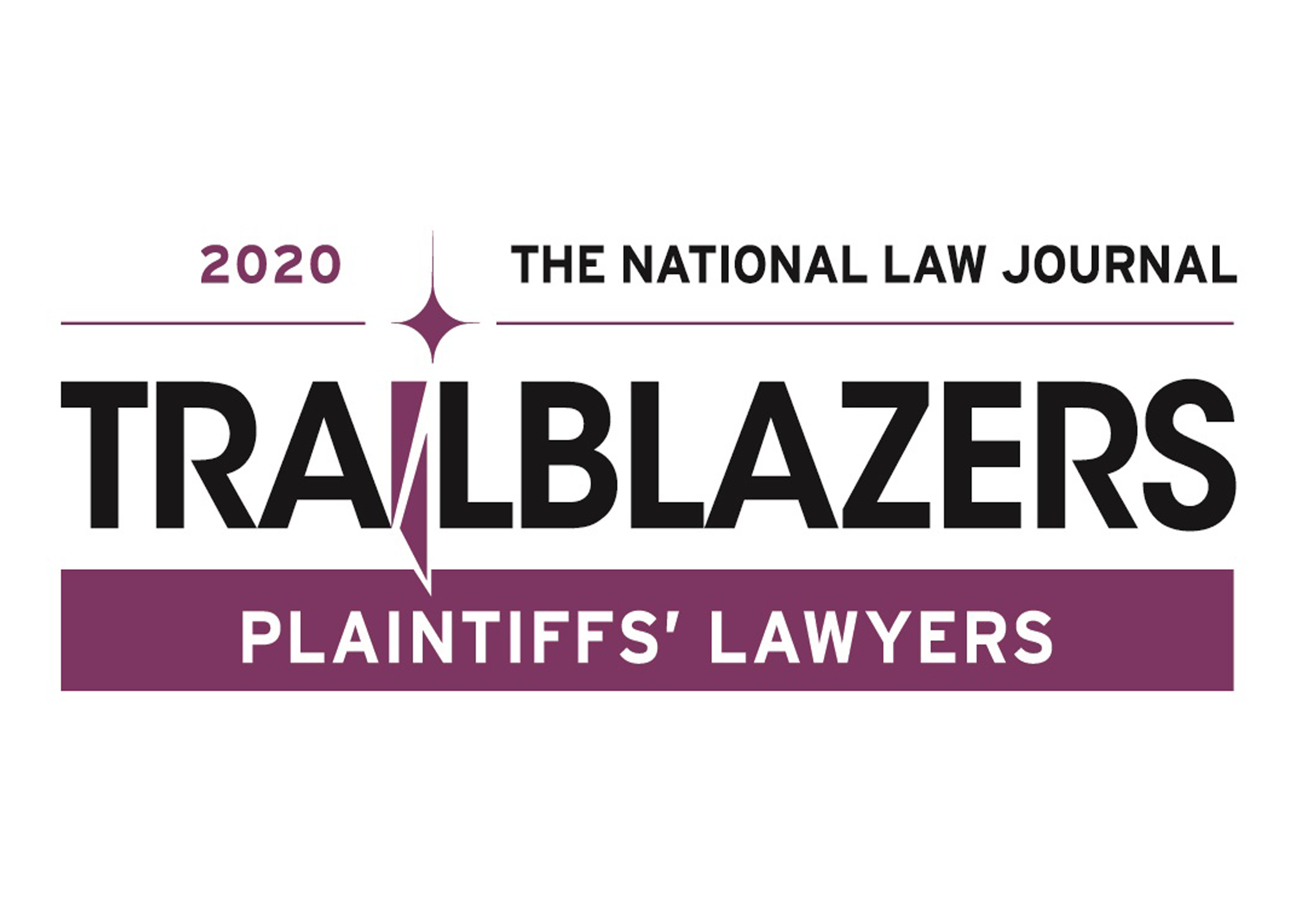 National Law Journal, Plaintiffs’ Trailblazers (2020)